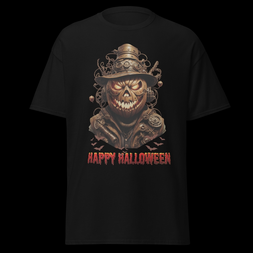 Black Halloween Graphic T-Shirt - Picture 2 of 3